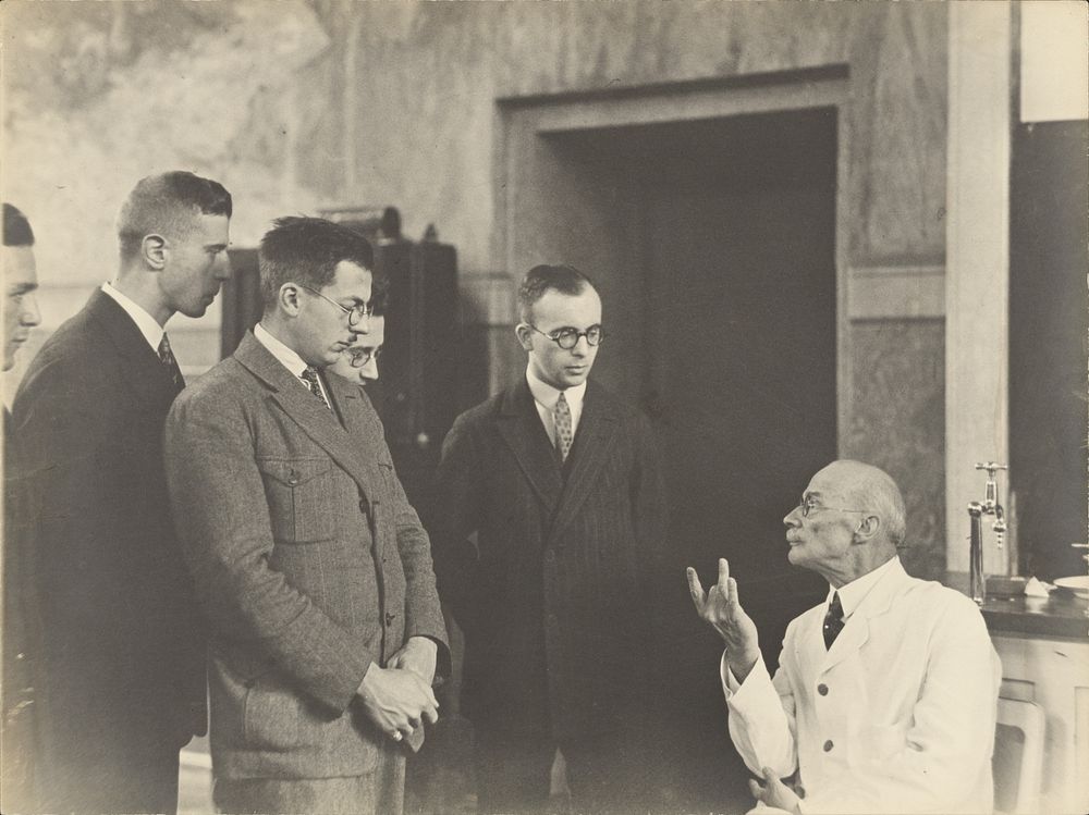 In the Medical Lecture Room, During a Class Given by Geheimrat Wilhelm His by Erich Salomon