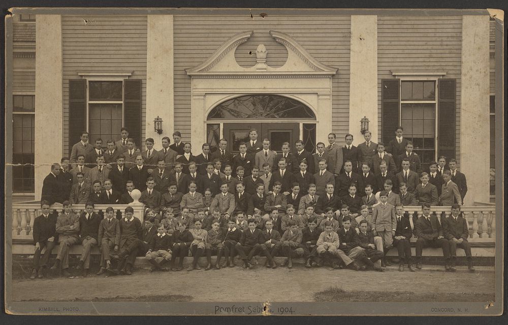 Pomfret School, 1904 Willis G | Free Photo - rawpixel