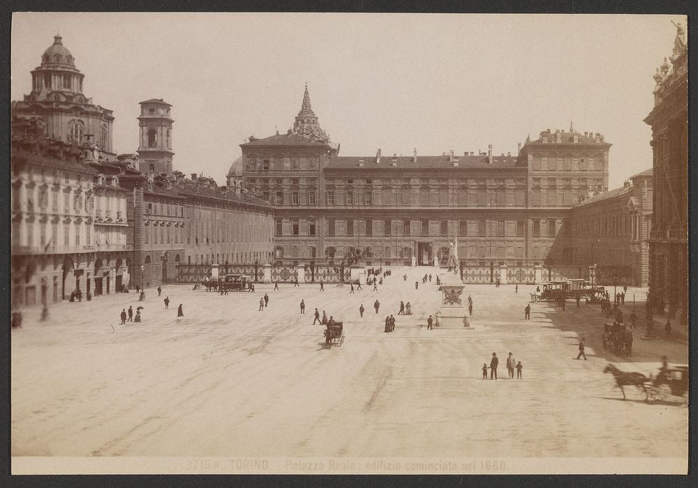 Torino, Palazzo Reale - edifizio cominciato nel 1660