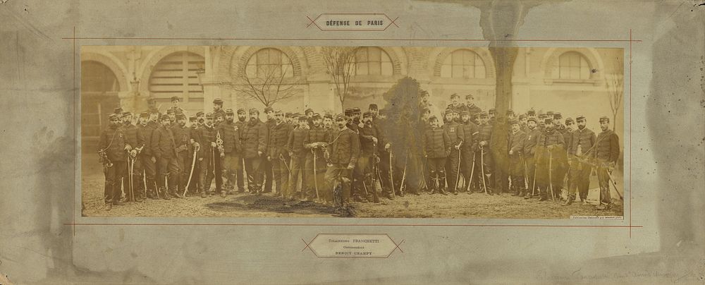 Eclaireurs Franchetti, Commandant Benoit Champy by André Adolphe Eugène Disdéri