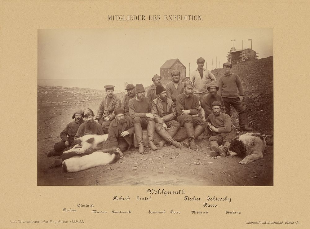 Mitglieder der Expedition by Linienschiffs Lieutenant Richard Basso