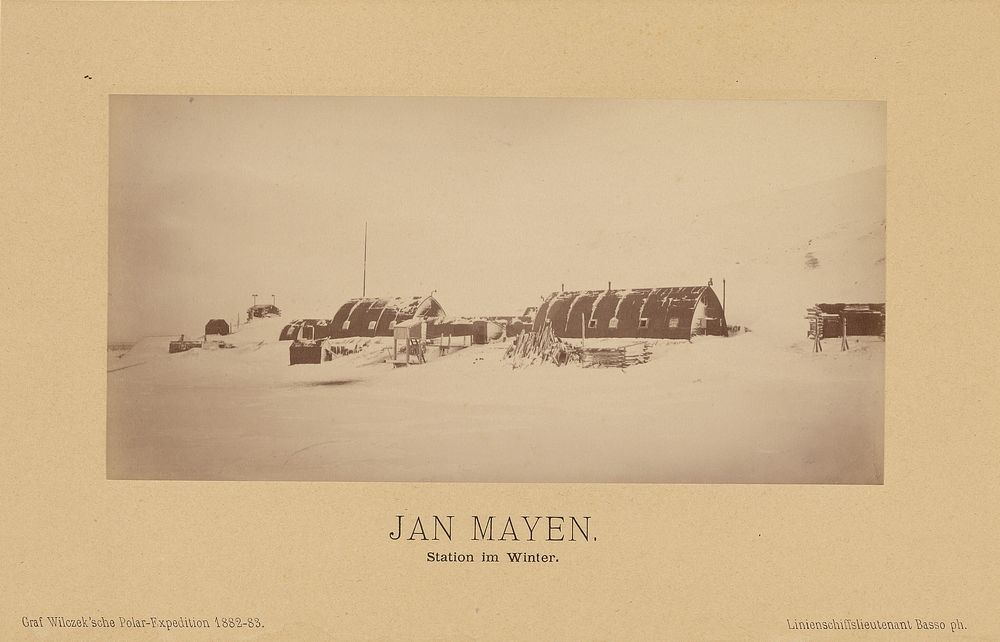 Jan Mayen, Station im Winter by Linienschiffs Lieutenant Richard Basso
