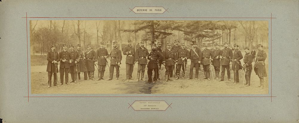 Garde Nationale, 25e Bataillon, Commandant Demars by André Adolphe Eugène Disdéri
