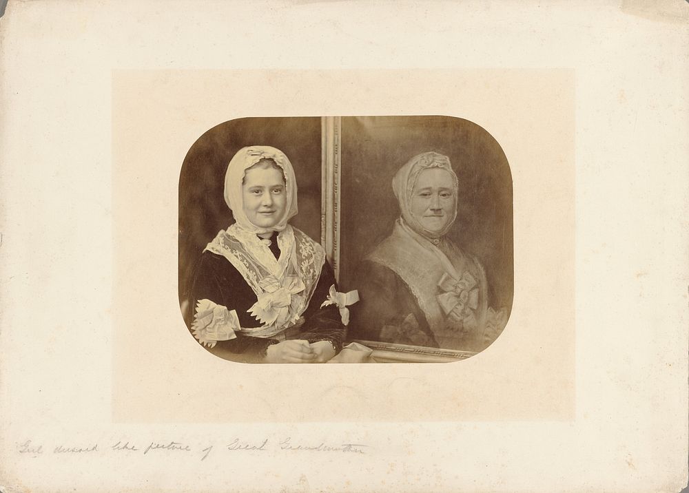 Miss Constable, also known as Family Likeness by Oscar Gustave Rejlander