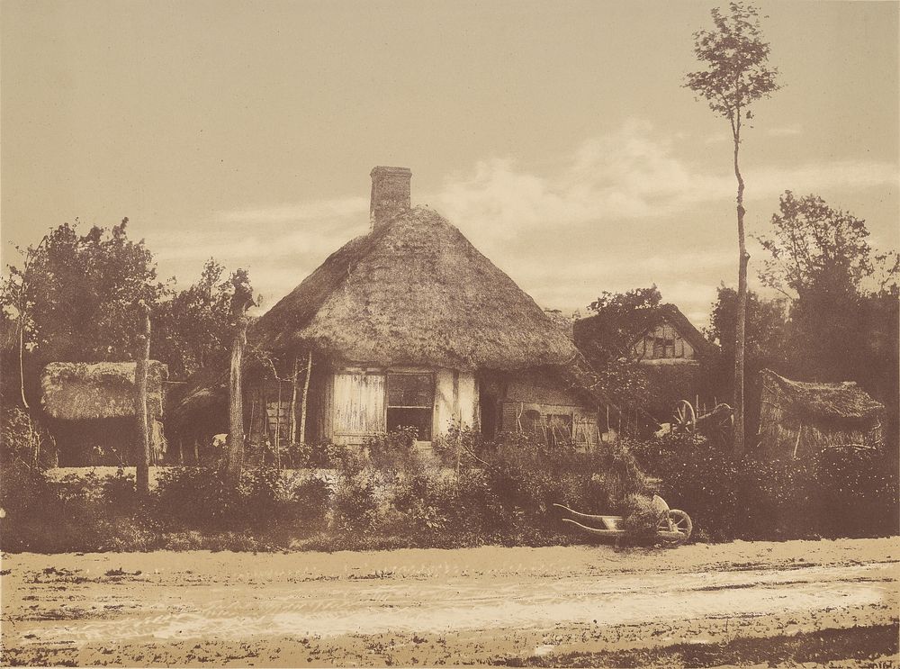 Farmhouse by Alphonse Louis Poitevin