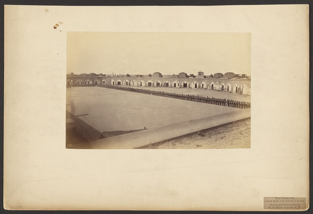Fort Pulaski, Ga. Line of Battle, 48th Reg't N.Y.S. Vols by Henry P Moore