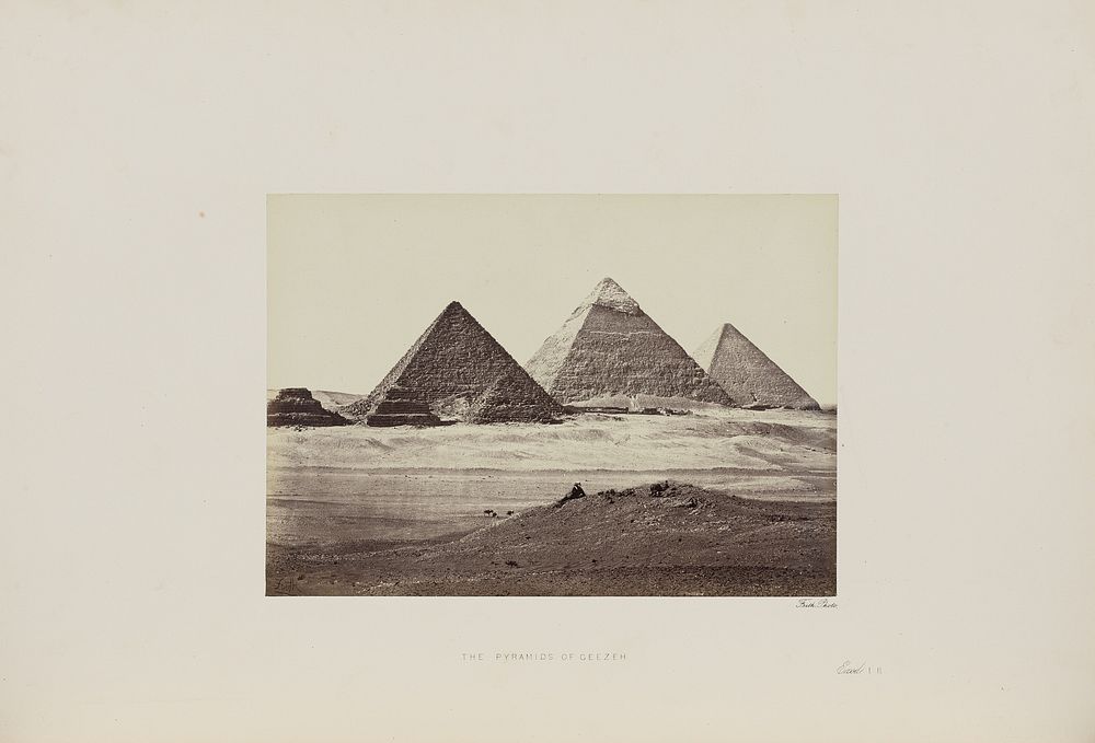 The Pyramids of Geezeh by Francis Frith
