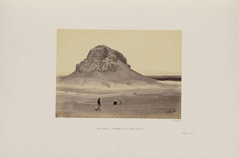 The Brick Pyramid of Dahshoor by Francis Frith