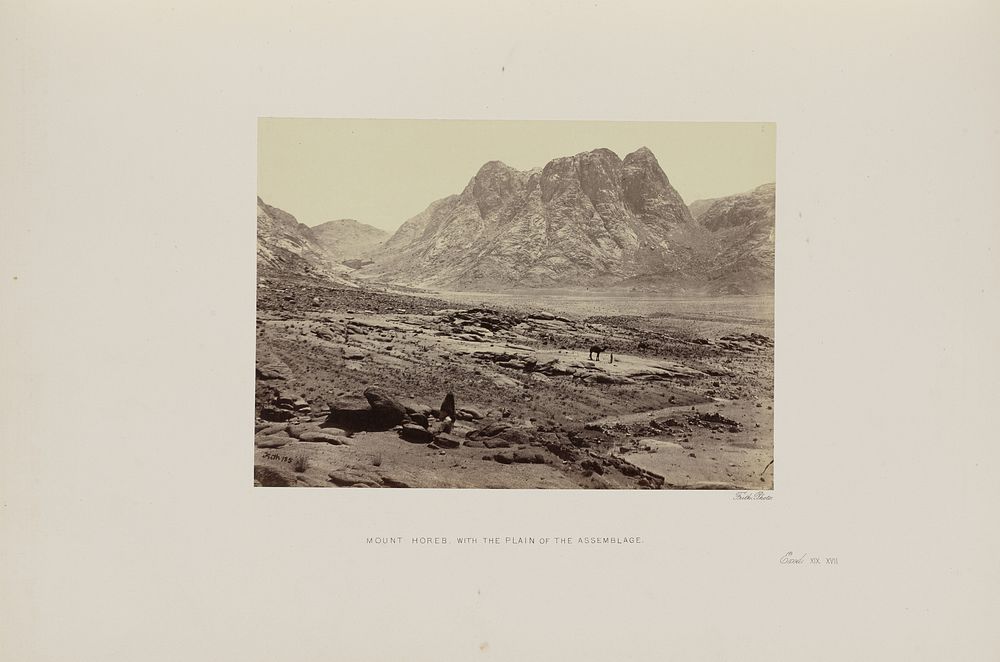 Mount Horeb, with the Plain of the Assemblage by Francis Frith