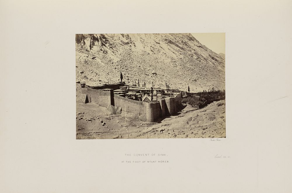 The Convent of Sinai, at the Foot of Mount Horeb by Francis Frith