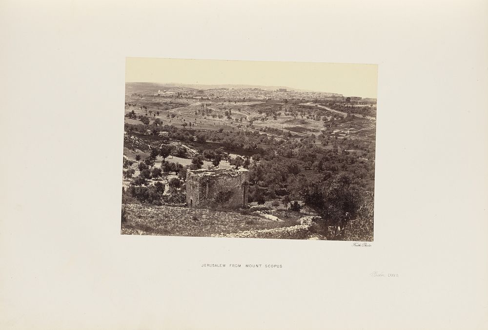 Jerusalem from Mount Scopus by Francis Frith