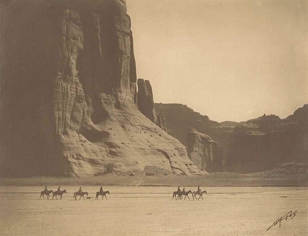 Canyon de Chelly by Edward S Curtis