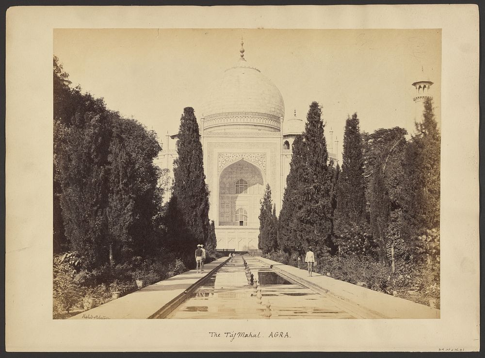 Taj Mahal, Agra by Shepherd and Robertson