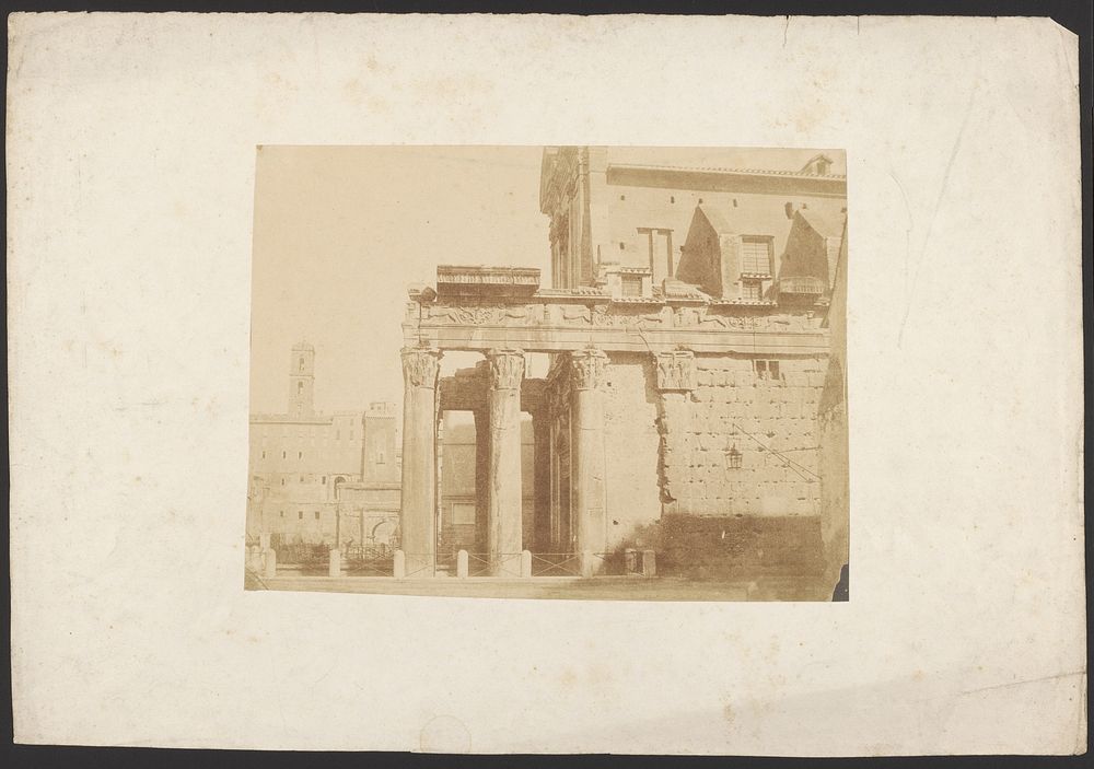 Rome, Temple of Antoninus and Faustina by Giacomo Caneva