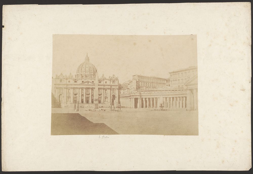Rome, St. Peter‘s Square, from right by Giacomo Caneva