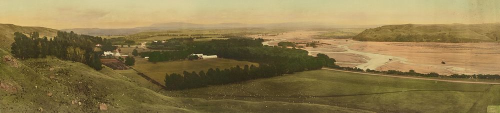 Landscape Panorama of New Zealand by R P Moore