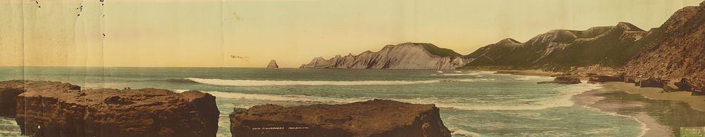 Cape Kidnappers, New Zealand by R P Moore