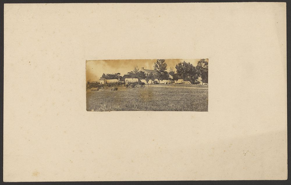Manassas, Virginia, near headquarters of Gen. Irvin McDowell by Timothy H O Sullivan