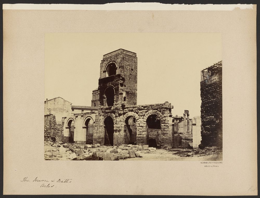 The Forum and Bath, Arles by Dominique Roman