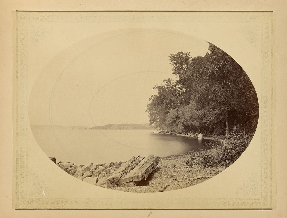 View North from Dock Presqu'ile by John Coates Browne