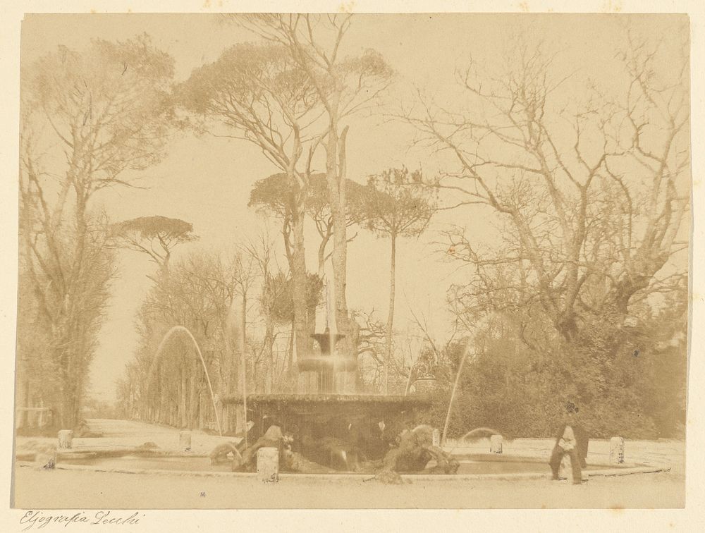 Fontana in Villa Borghesi by Stefano Lecchi