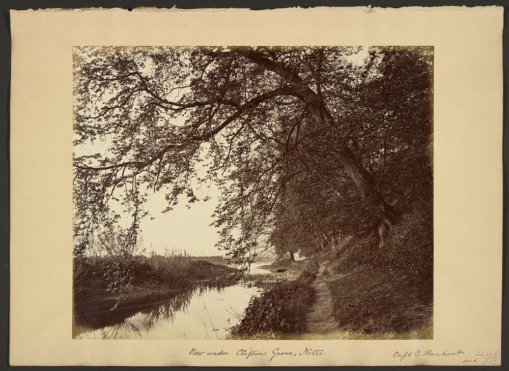 View under Clifton Grove, Notts. by Captain George Bankart