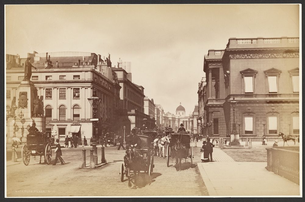 Waterloo Place by London Stereoscopic and Photographic Company