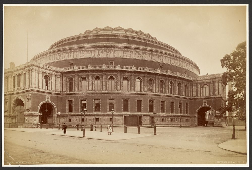 Royal Albert Hall by London Stereoscopic and Photographic Company