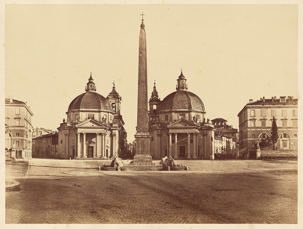 View of Piazza del Popolo by James Anderson