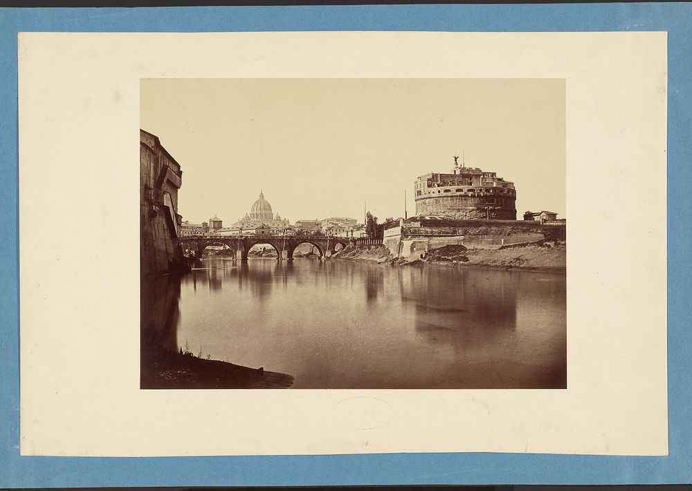 St. Peter's Basilica from Tiber by Tommaso Cuccioni