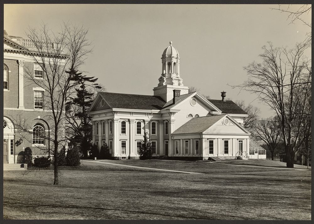 Wheaton College: View of Mary Lyon Hall by Walker Evans