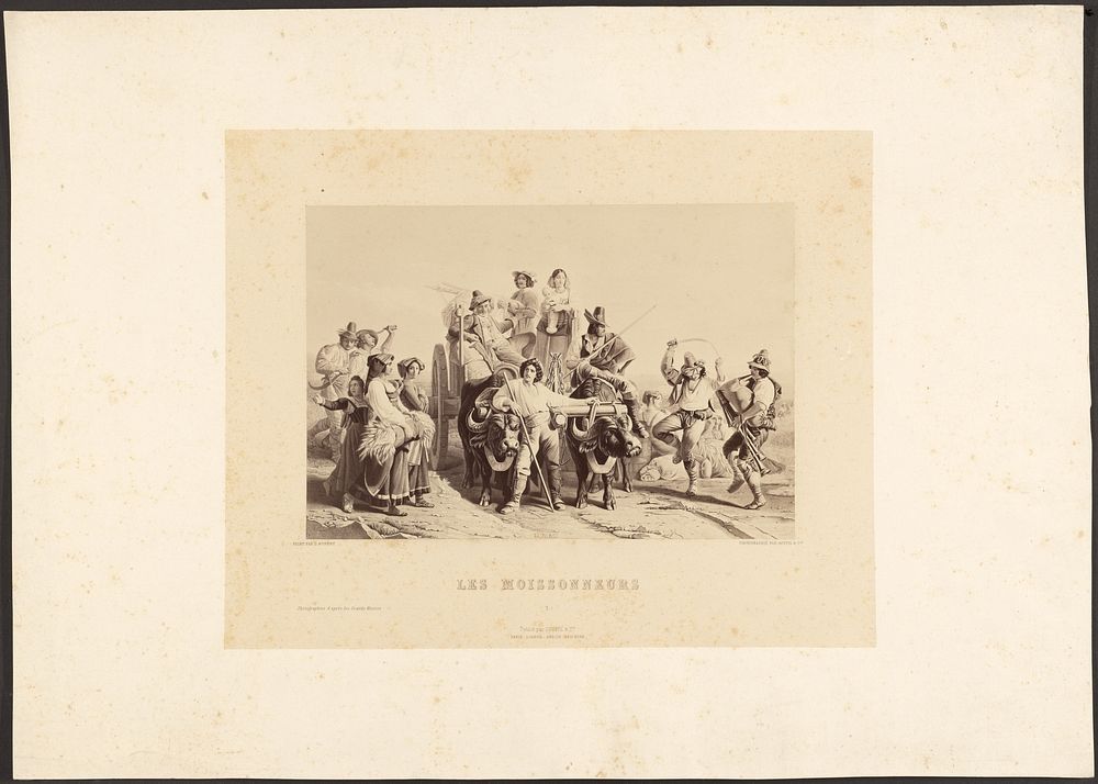"Les Moissonneurs" by L. Robert by Goupil and Cie