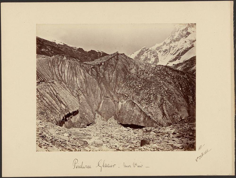 Pindari Glacier, near view by John Edward Saché