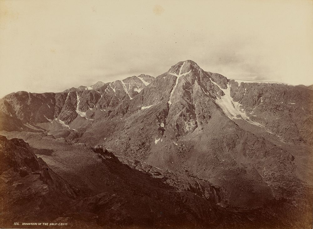 Mountain of the Holy Cross by William Henry Jackson