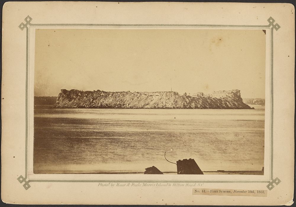 Fort Sumter, November 10th, 1863 by Haas and Peale