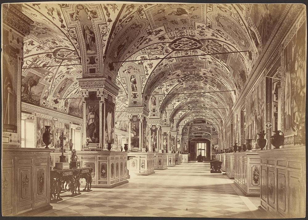 Interior of Vatican Library