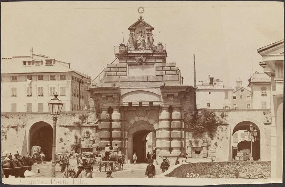 Genova. Porta Pila by Alfredo Noack