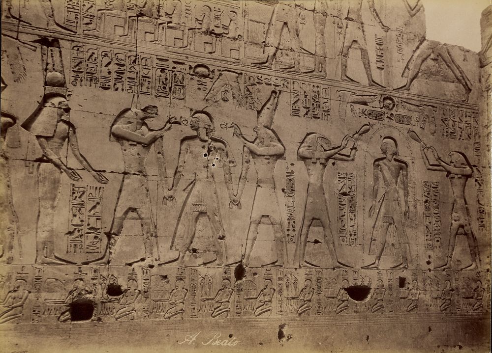 Abydos, Purification of the King] / [Abydos, Purification de Roi by Antonio Beato