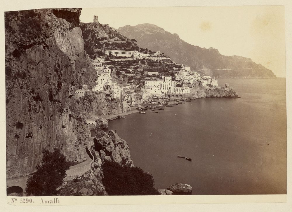 Vietri from the Amalfi Road (Naples) by Giorgio Sommer