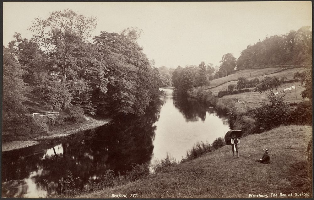 Wrexham, The Dee at Overton by Francis Bedford
