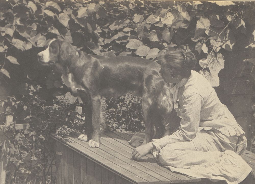 Margaret Eakins and Harry by Thomas Eakins