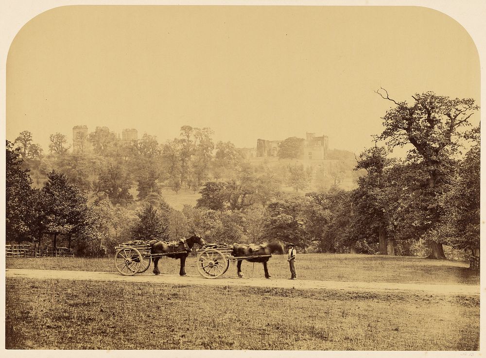 Hardwick Hall, from the Park by Roger Fenton