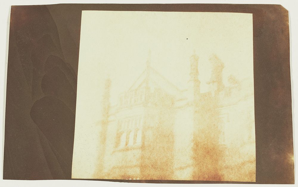 Roofline of Margam Castle, the Home of C.R.M. Talbot by William Henry Fox Talbot