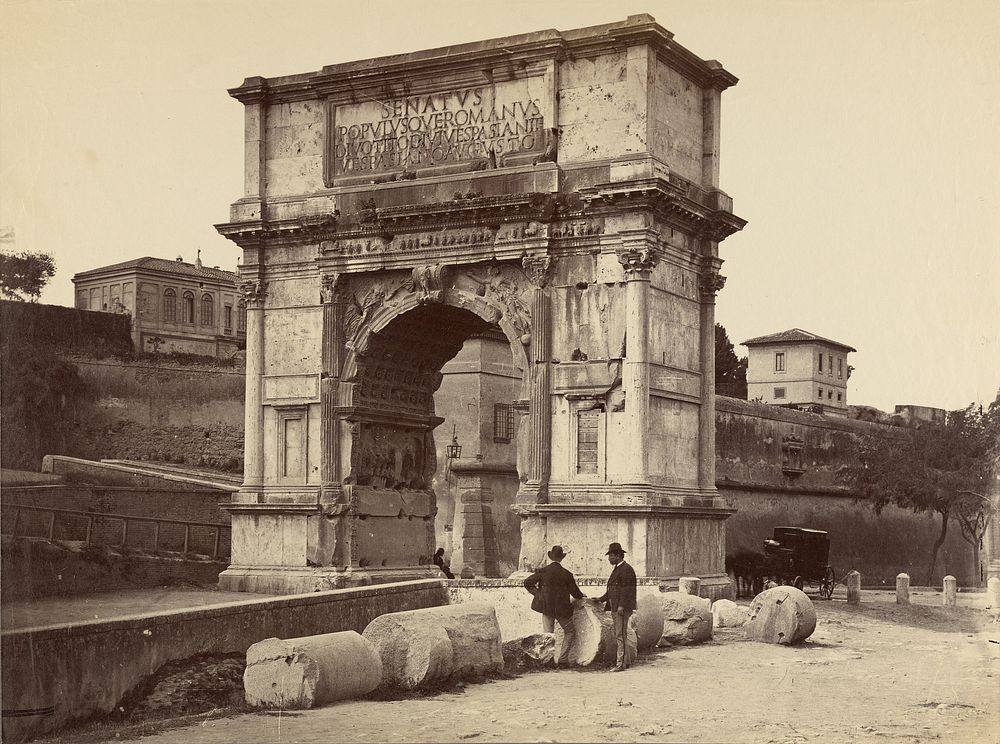 Arch of Titus, Rome by Enrico Verzaschi