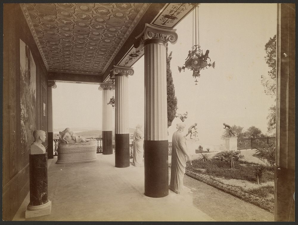 Achilleion Palace in Corfu by B Borri e Figlio