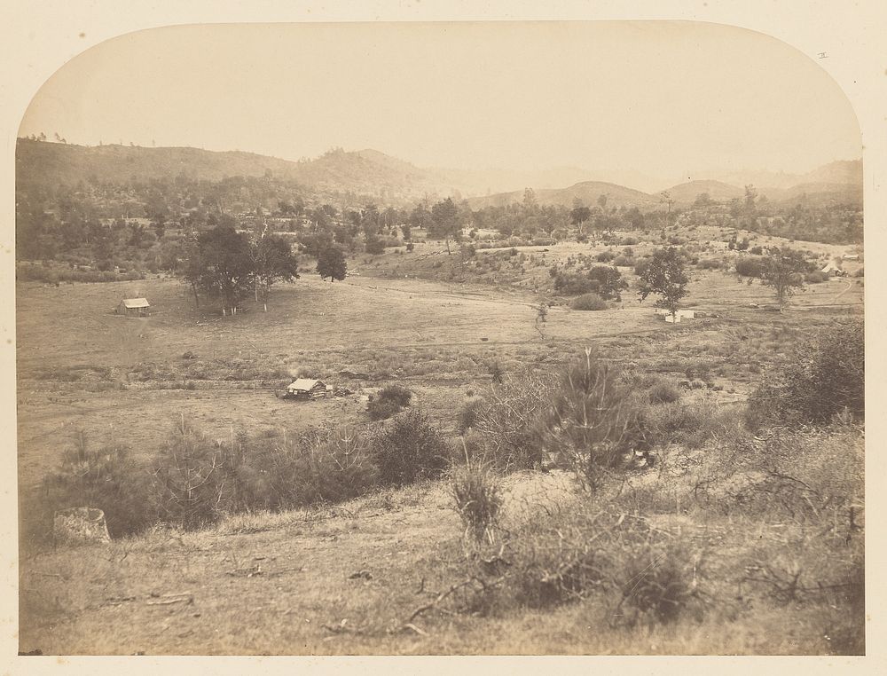 Site of Camp of J.C. Fremont, Agua Fria, 1847 by Carleton Watkins