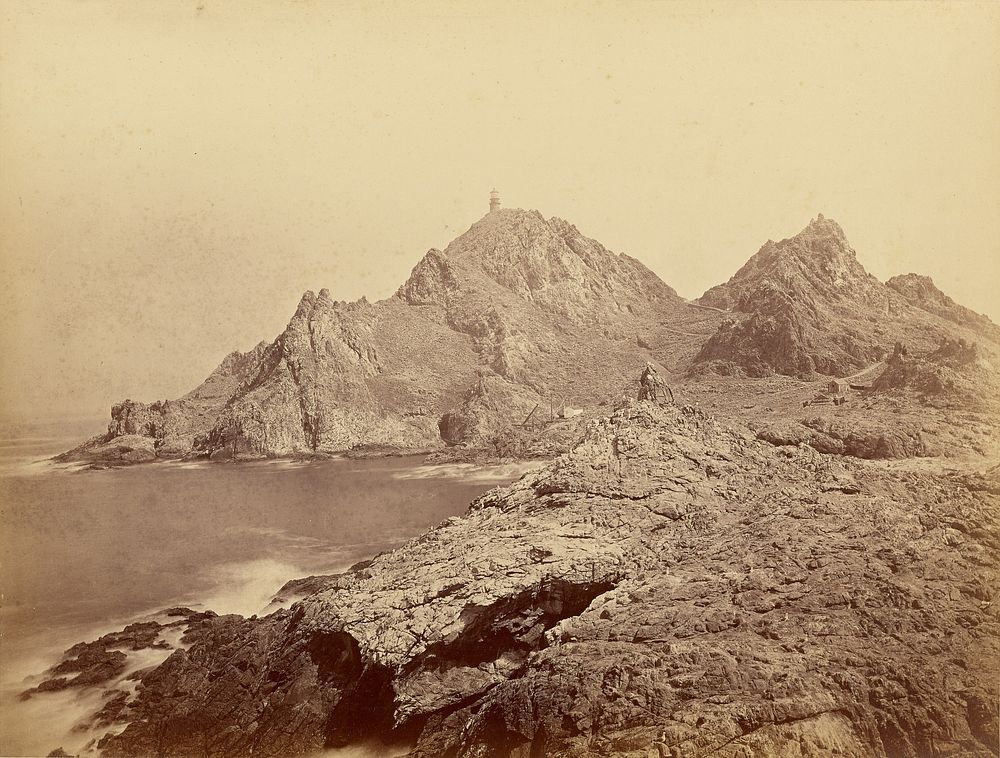 Lighthouse, Farallon Islands] / [At the Farallones by Carleton Watkins