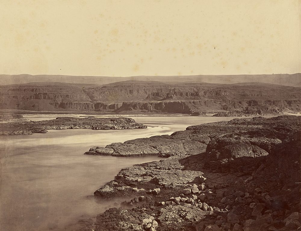 The Passage of the Dalles, Columbia River by Carleton Watkins