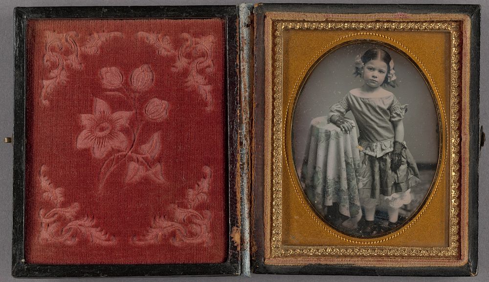 Portrait of a Well-dressed Little Girl