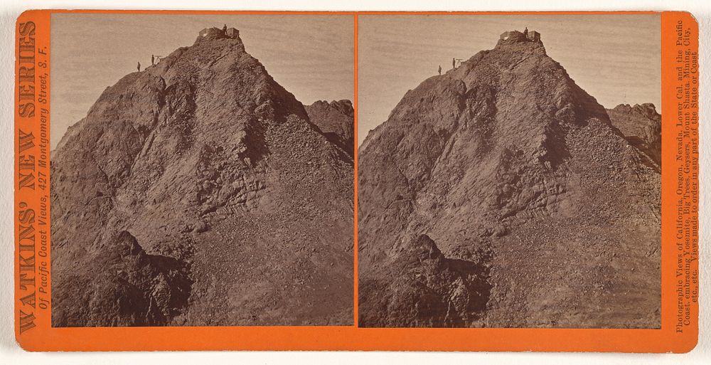 Round Top, Coast and Geodetic Station, 10,700 ft., Alpine County, California by Carleton Watkins